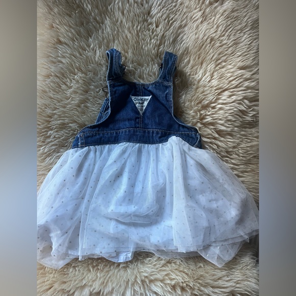 Denim Tuile Dress - Picture 2 of 6